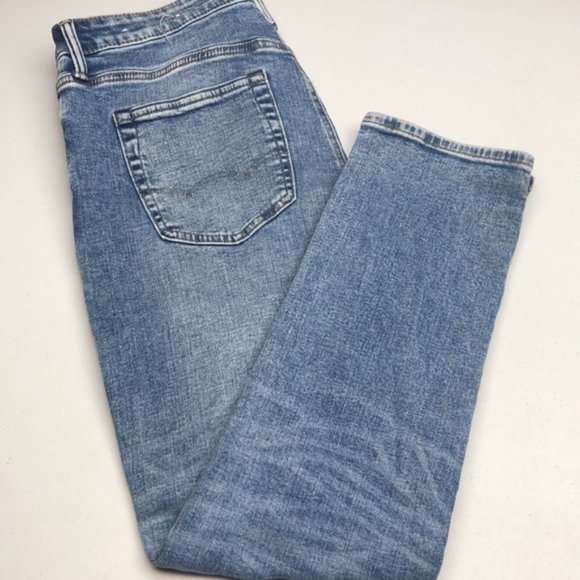 LIKE NEW VINTAGE AMERICAN EAGLE SLIM JEANS 33x30 ⭐️ - Picture 3 of 12